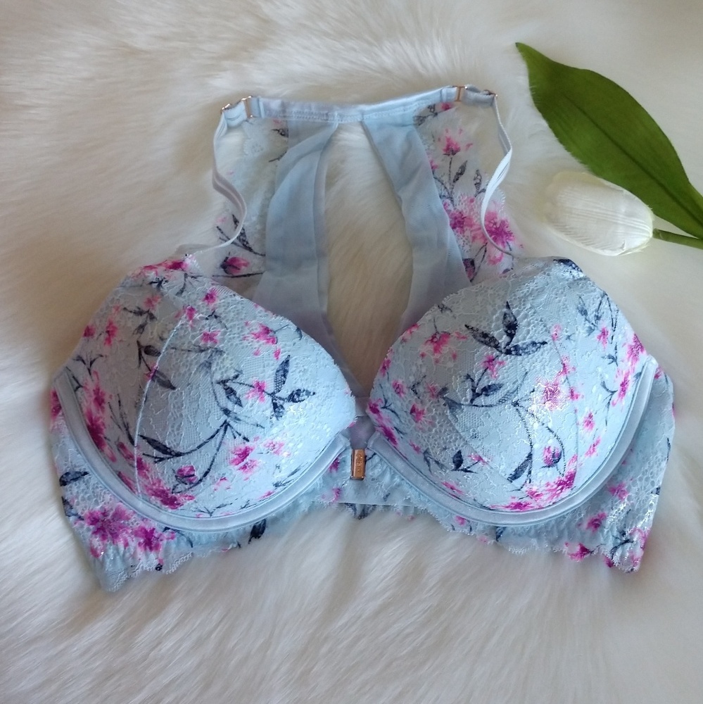 VICTORIA'S SECRET PINK DATE PUSH-UP BRA 36D - Picture 2 of 6
